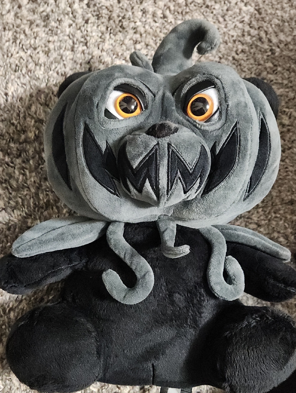 Killstar Gray & Black Pumpkin Kreepature